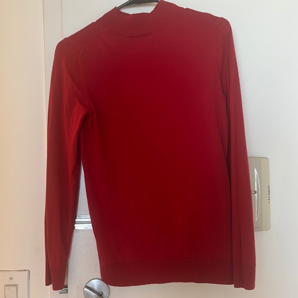Amazon basics red sweater
